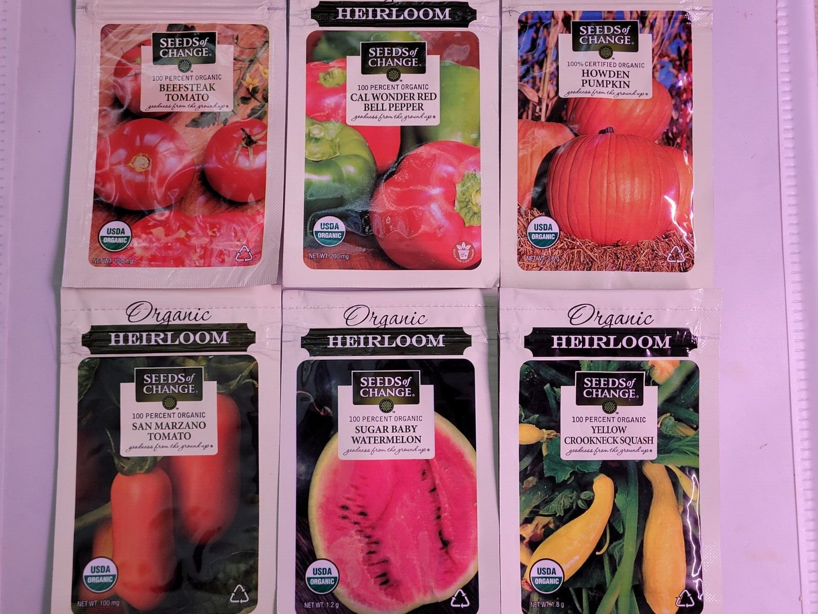 Seeds of Change Vegetable Assortment 9 (2021) New Inventory Guaranteed to Sprout