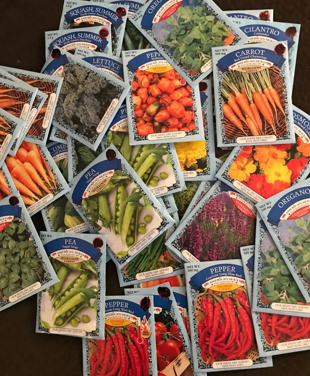 American Seeds | Packed 22 & beyond | Vegetable Seeds | Single Pack Fast ship