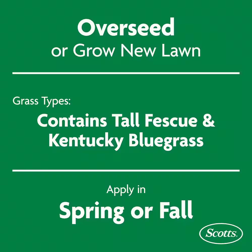 Grass Seed Drought Tolerant Mix 10 Lb. 5,000 Sq. Ft. Kentucky Bluegrass and Tall