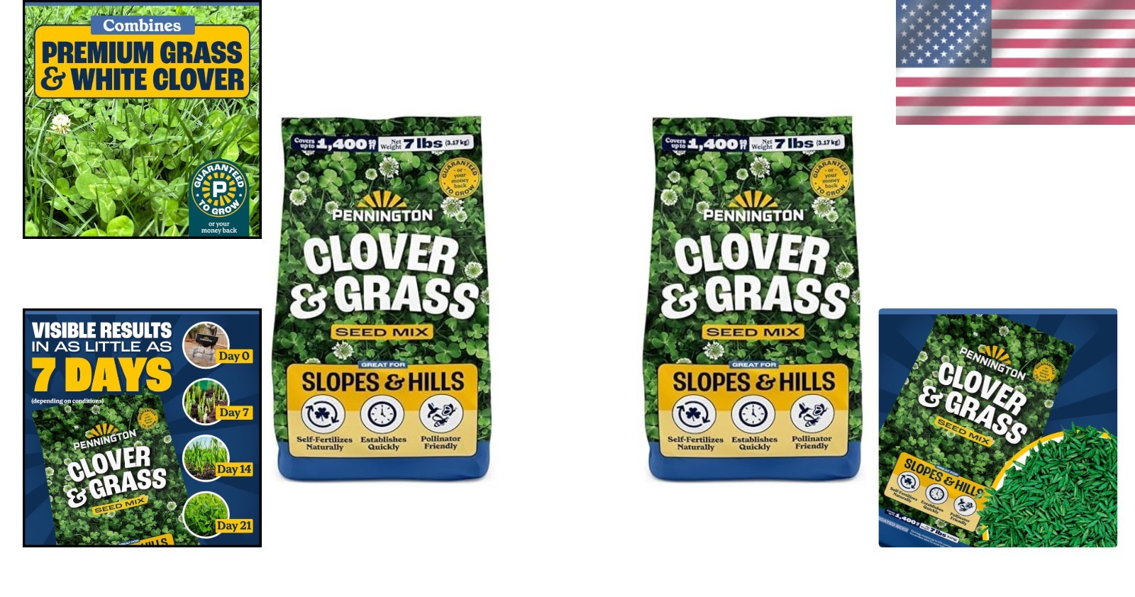 Low-Maintenance Smart Seed Grass & Clover 2-Pack