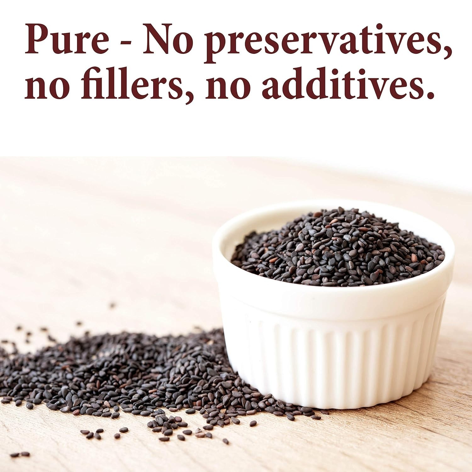 8 oz Black Sesame Seeds – Nutty Flavor, Keto & Friendly Cooking Essential