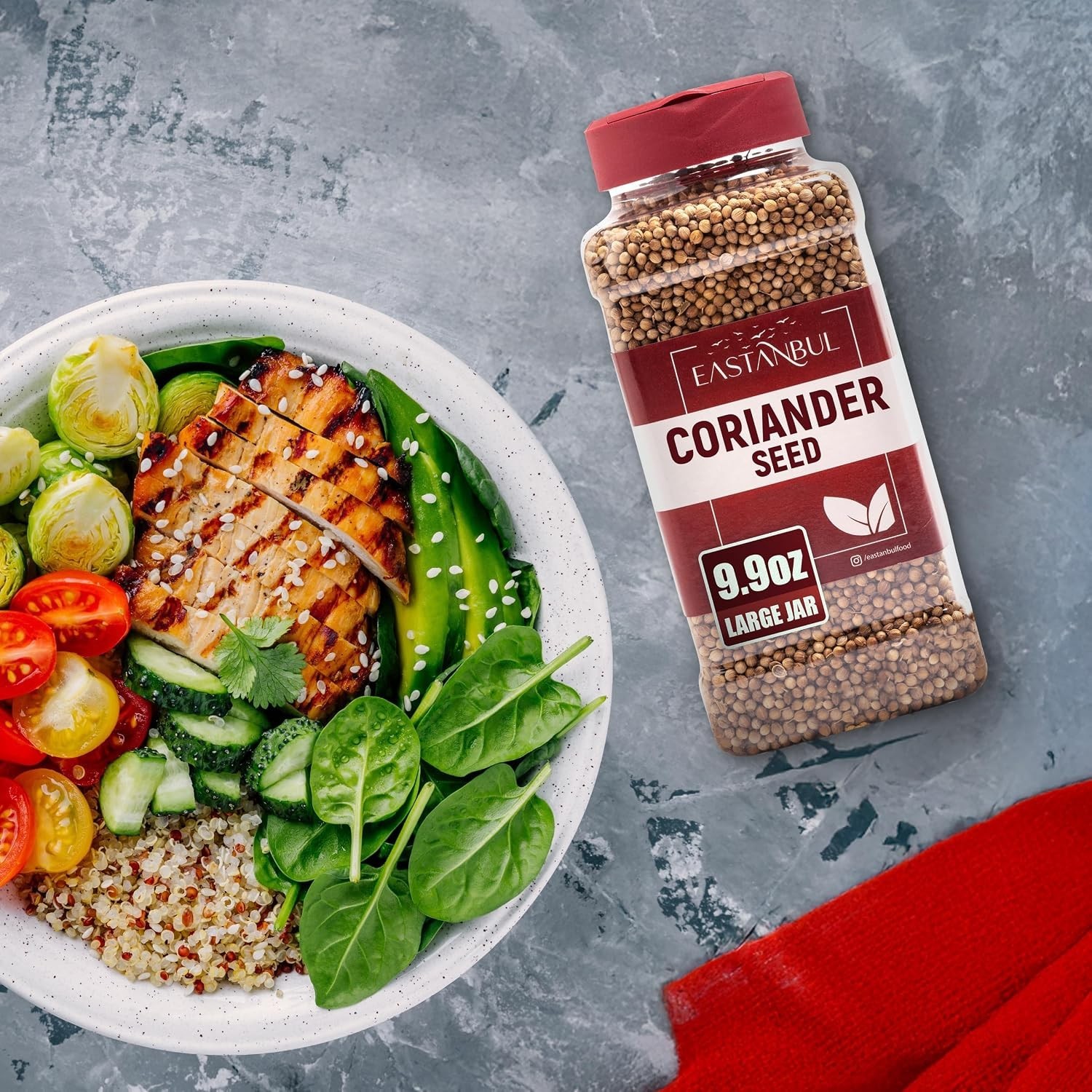 Natural Whole Coriander Seeds 9.9oz – Perfect for Canning & Culinary Adventures