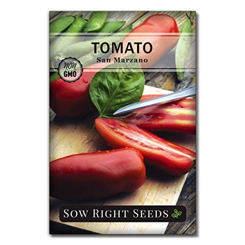 – San Marzano Tomato Seed for Planting – Non-GMO Heirloom Packet with 1