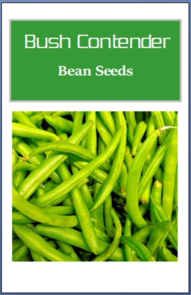Contender Bush Bean Seeds | NON-GMO | Heirloom | Fresh Garden Seeds
