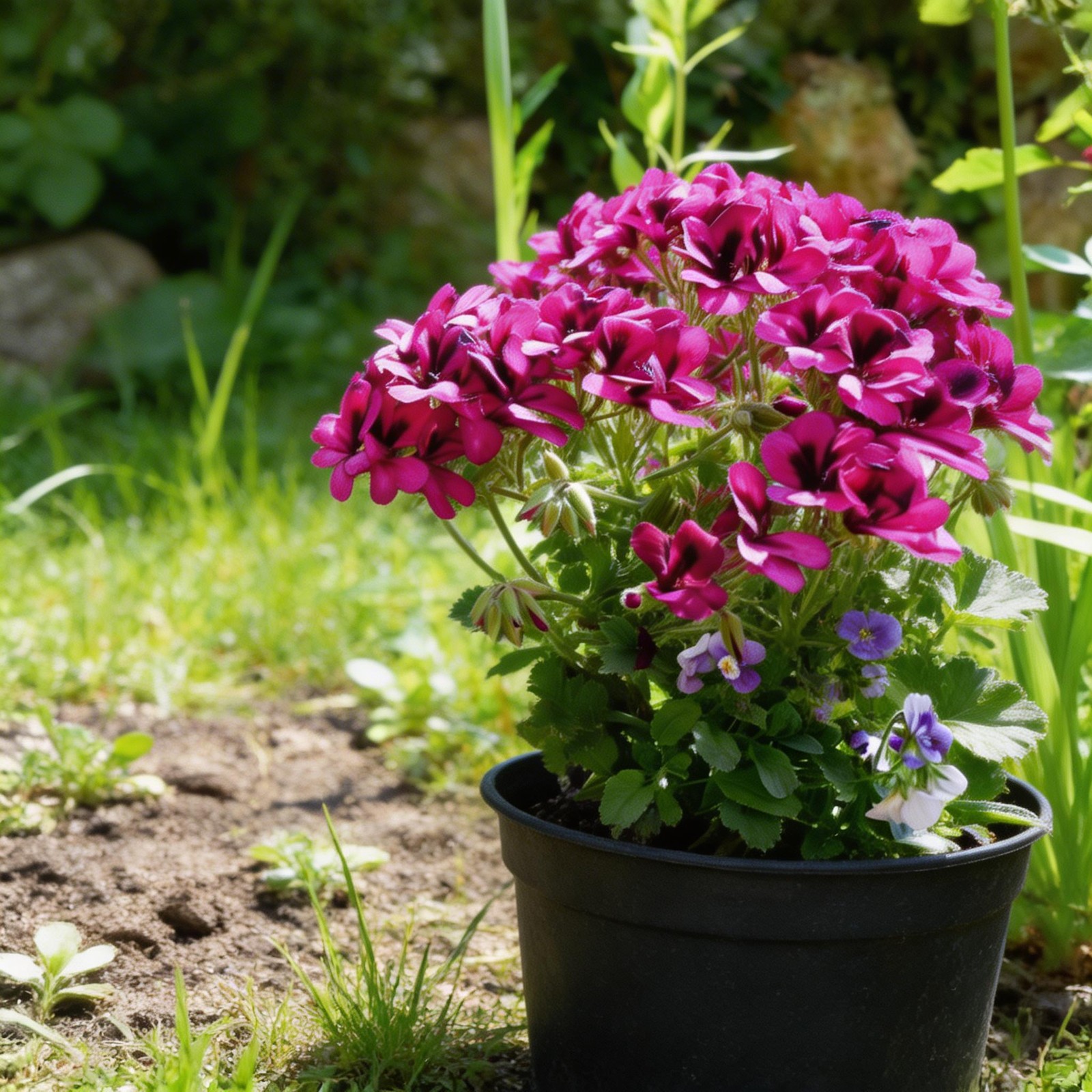 100 Pcs Geranium Seeds – Ideal for Outdoor Garden & Patio Container Planting