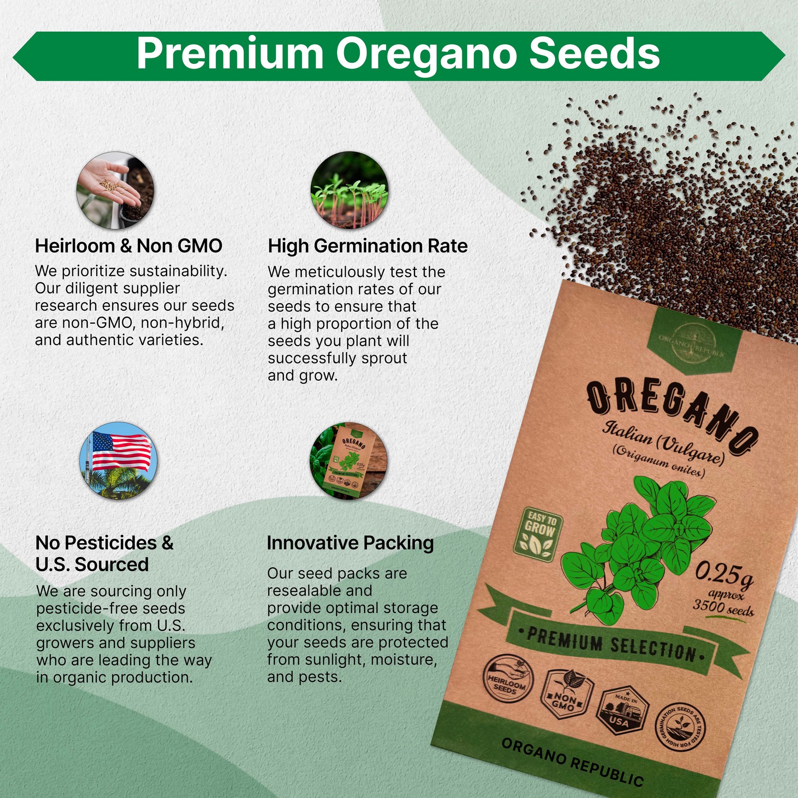 Italian Vulgare Oregano Seeds