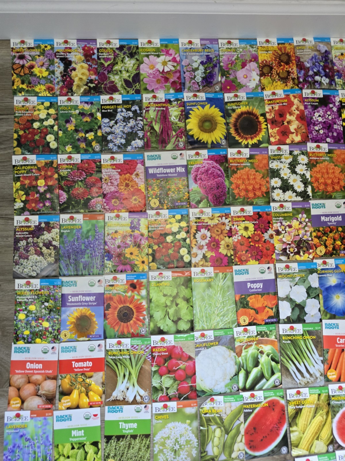 Lot 2 Of 107 seeds Vegetable, Flowers And Herb Seed Packets 2026 mix gardening.