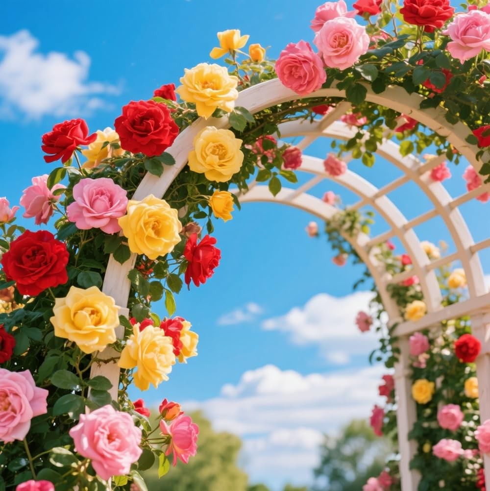 600+ Mix Climbing Rose Seeds for Planting Outdoors Ornamental Vine Rosas Bush