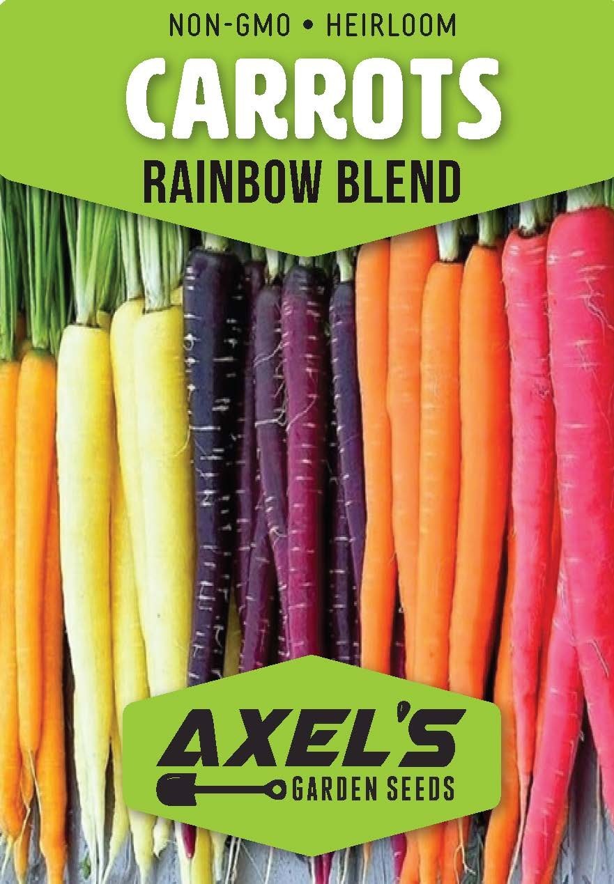 Rainbow Blend Carrot Seeds | Heirloom | Non-GMO | Fresh Garden Seeds