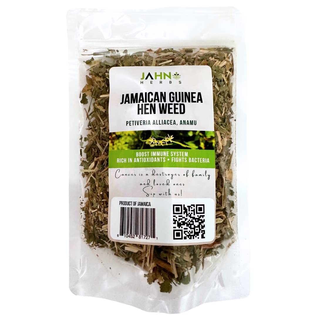 Jamaican Guinea Hen Weed Wildcrafted Anamu Herb, Leaves & Stem for Health