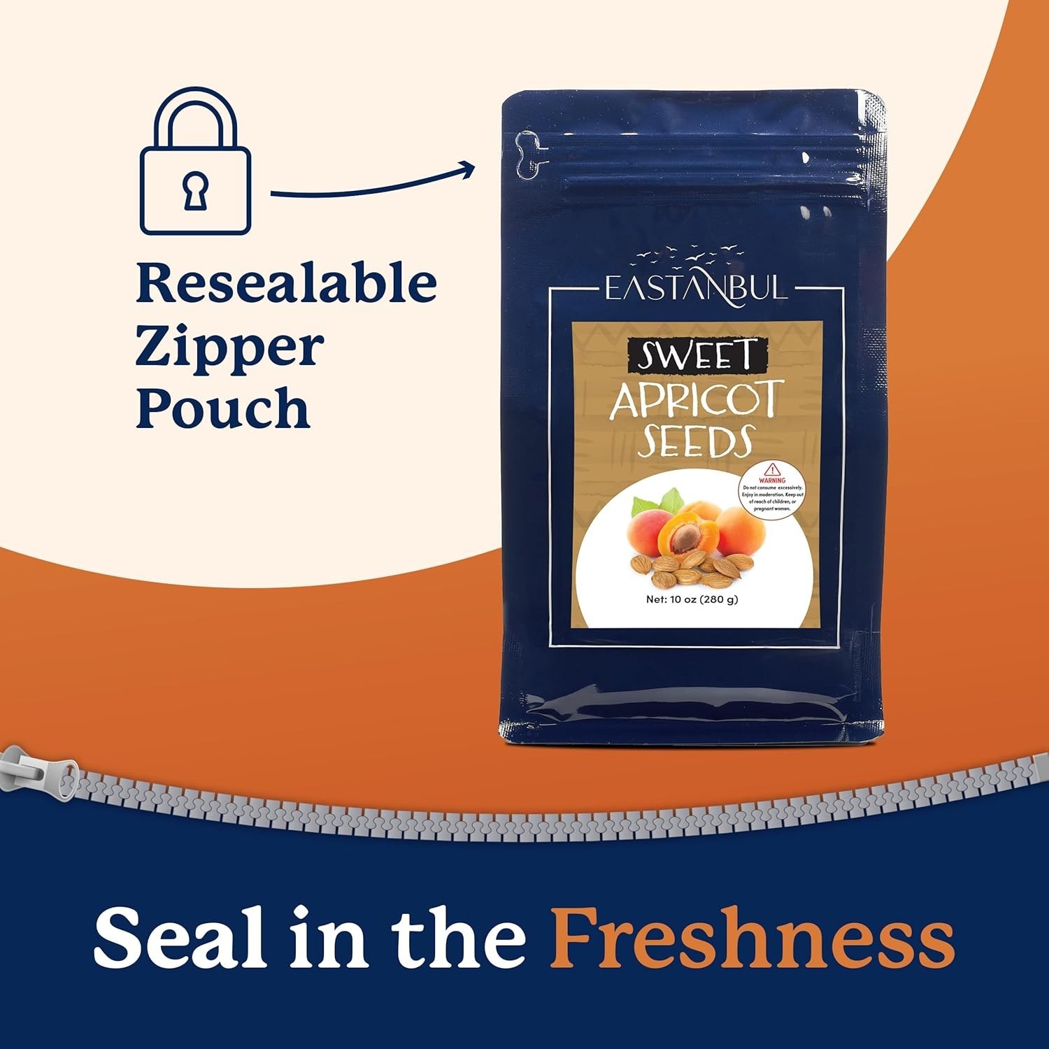 Versatile Sweet Apricot Kernels 10oz – Nutrient-Rich Snack & Culinary Ingredient
