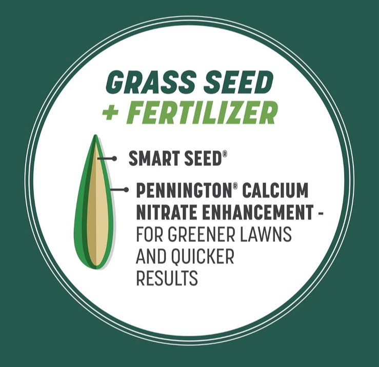 Grass Seed Blend 3 lb Drought Resistant Ideal for Sun and Shade Lawns