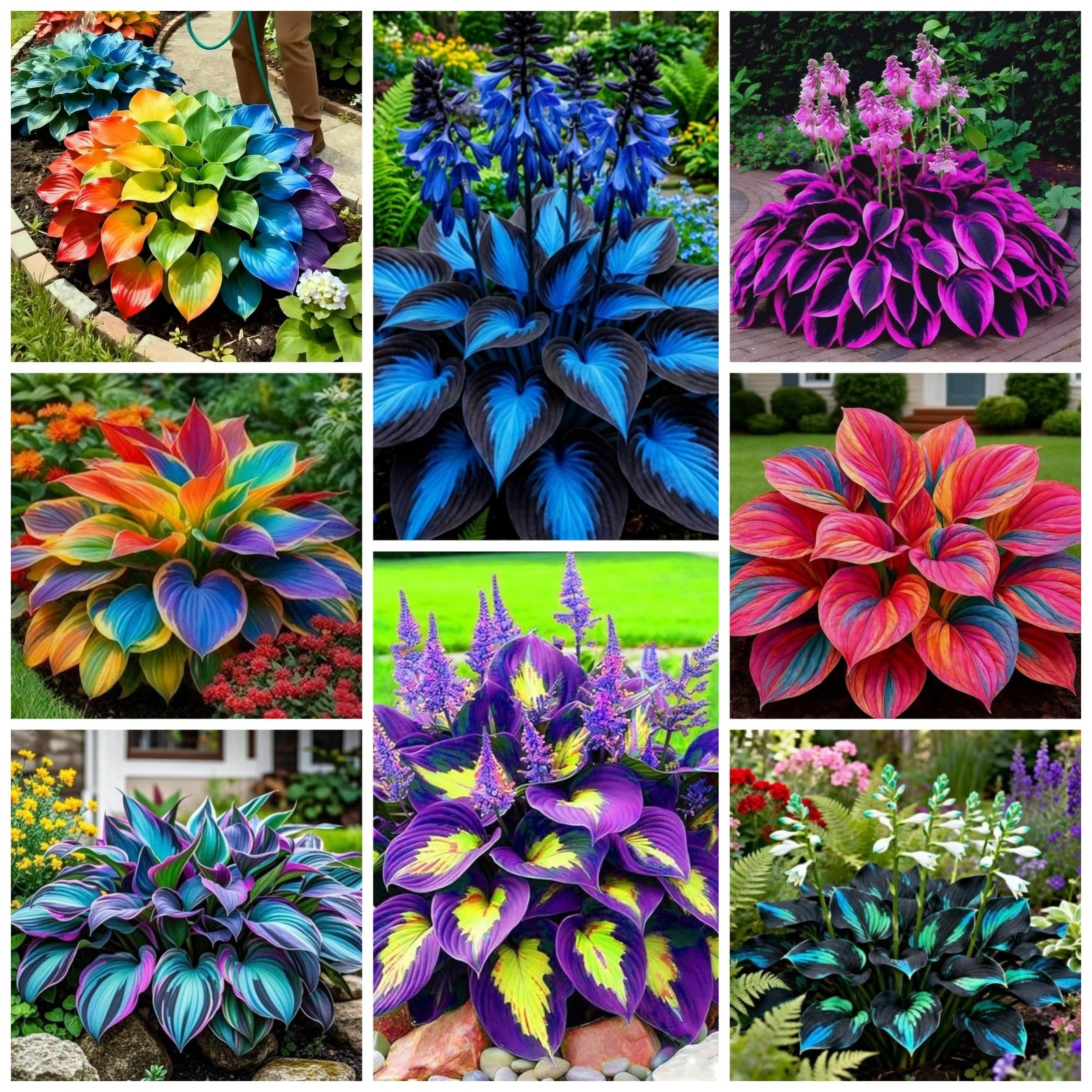 290+ Perennial Hostas for Planting, Low Maintenance Rich Foliage, Heart Shaped L