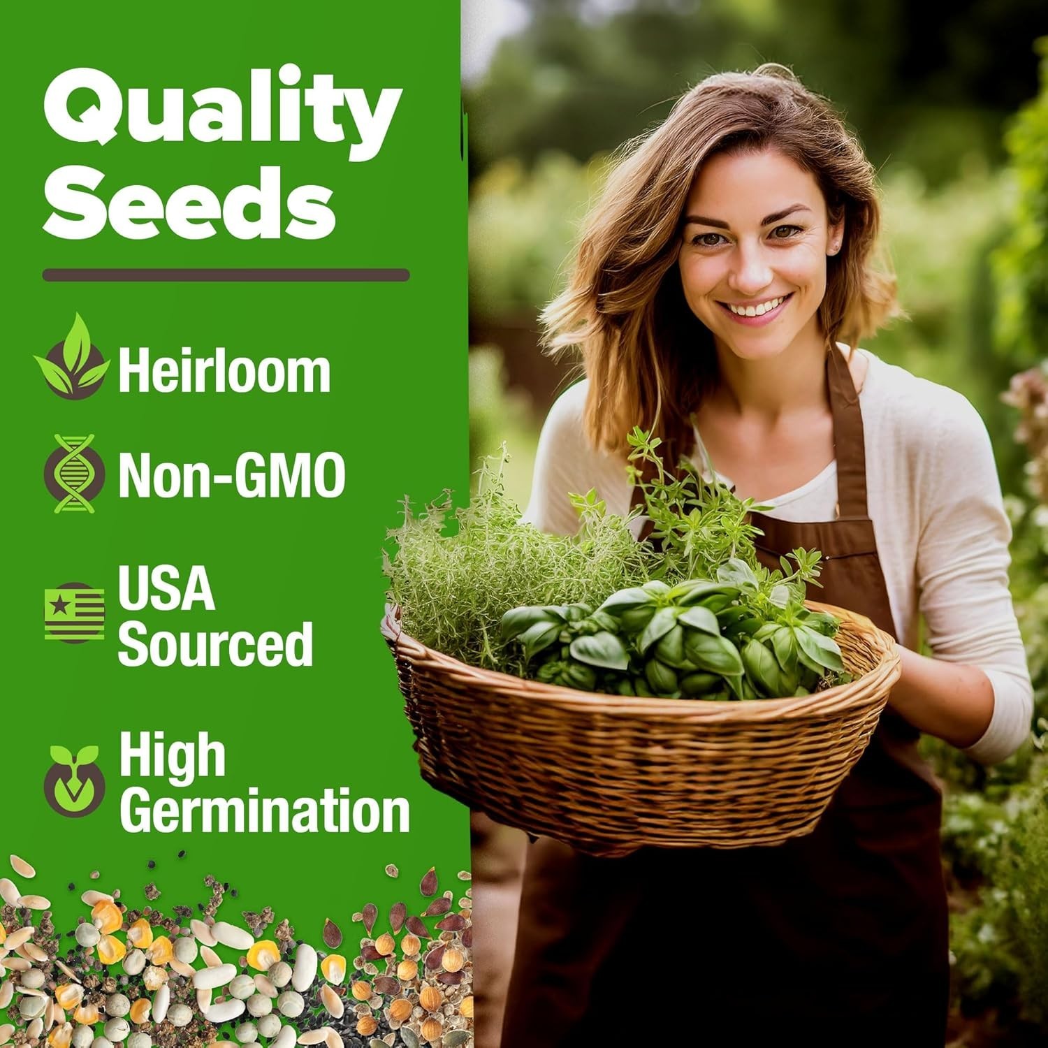 Practical Herb Gardening Kit with 10 Seed Varieties, Ideal Gift for Any Occasion