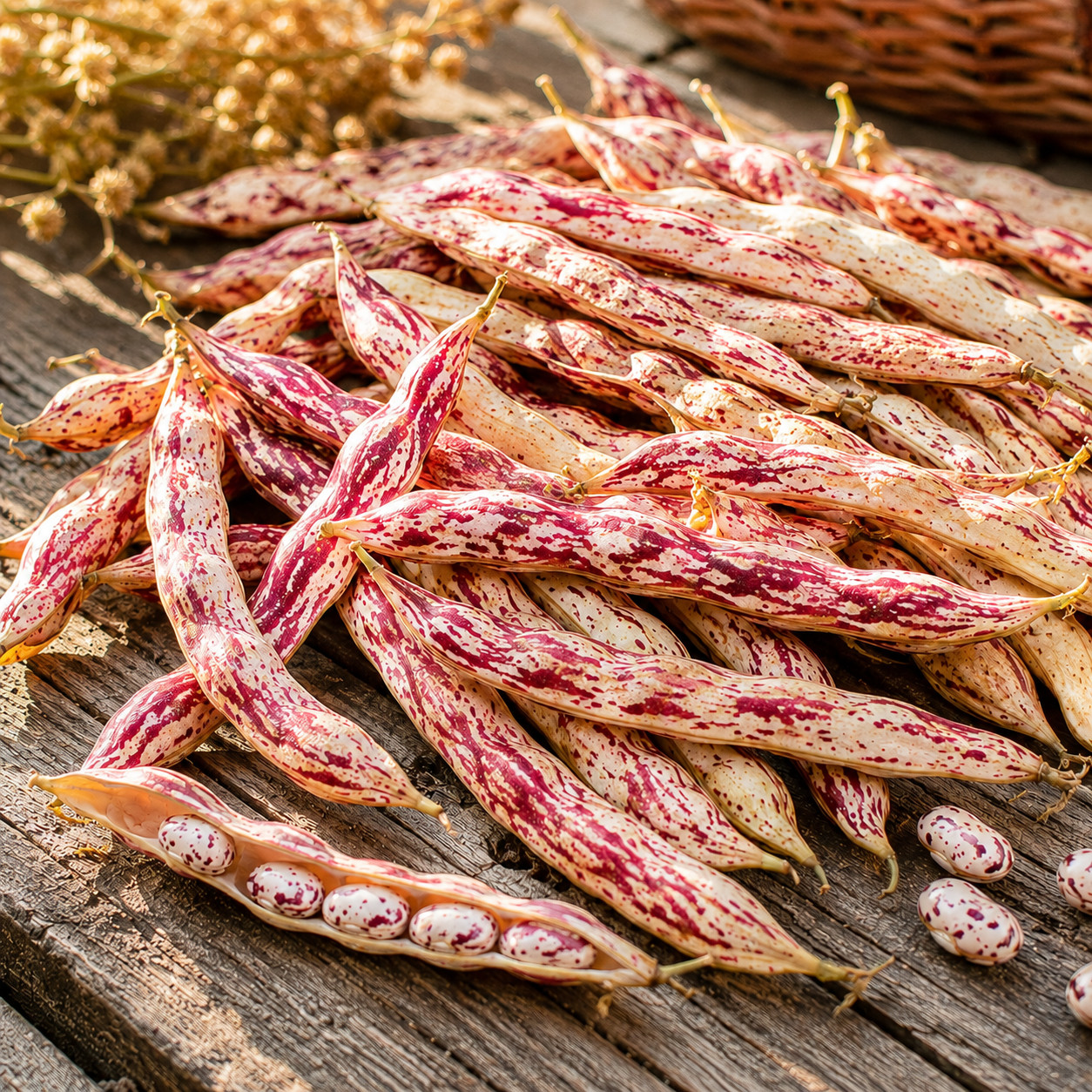 Vermont Cranberry Shell Bean Seeds – Heirloom Bush Bean – 25 seeds