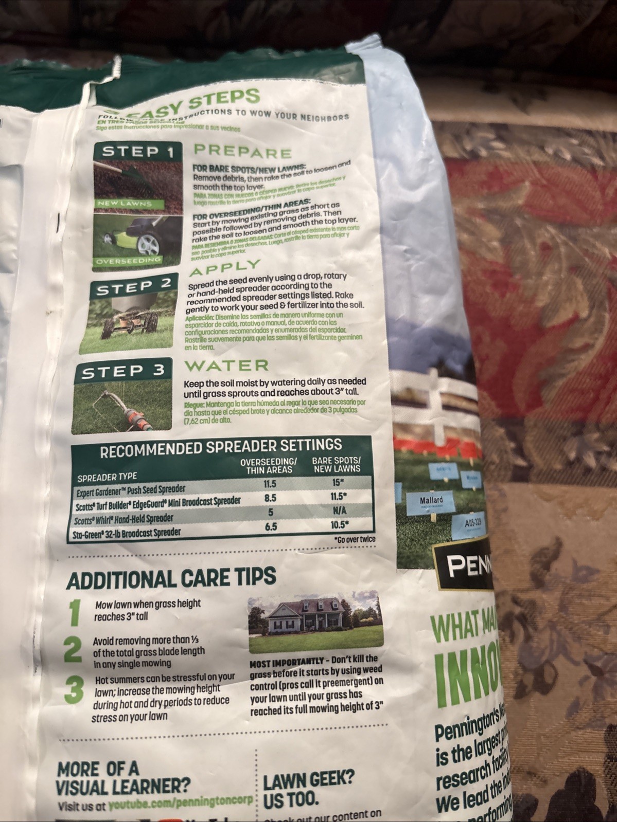 Pennington Smart Seed Sun & Shade Grass Mix 7 lb – Drought Resistant Excellence