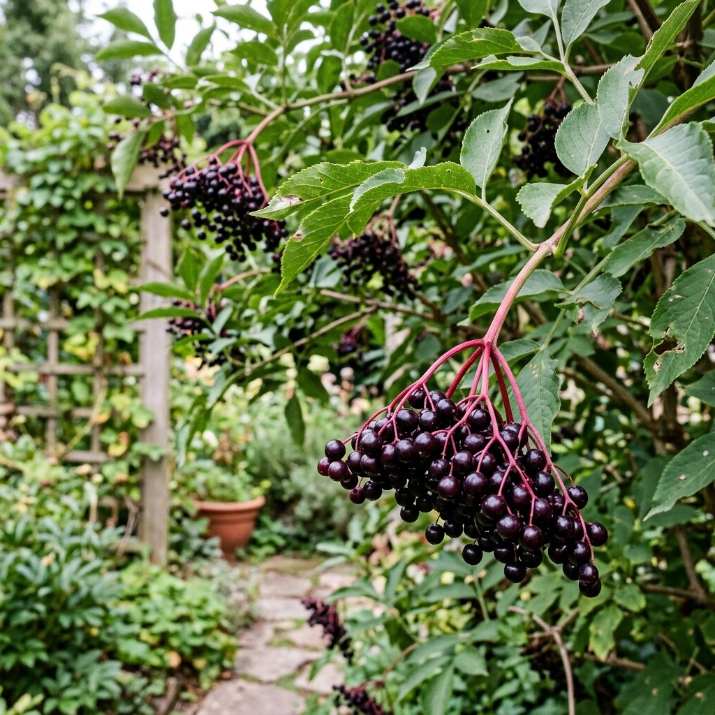 50 Pcs Elderberry Seeds | Home Garden Outdoor Shrub Plant Seeds
