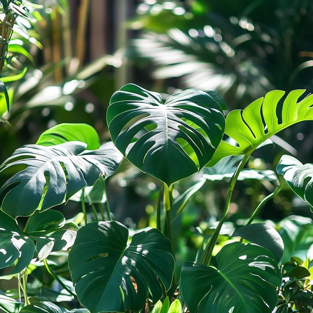 50-Pcs Mixed Monstera Seeds – Rare Tropical Foliage for Indoor & Outdoor Grace