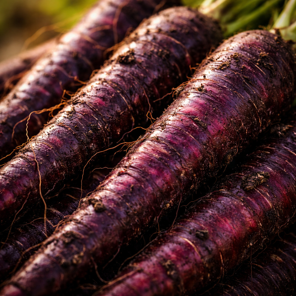 Black Nebula Carrot Seeds – Deep Purple Carrots – High Antioxidant 250 seeds