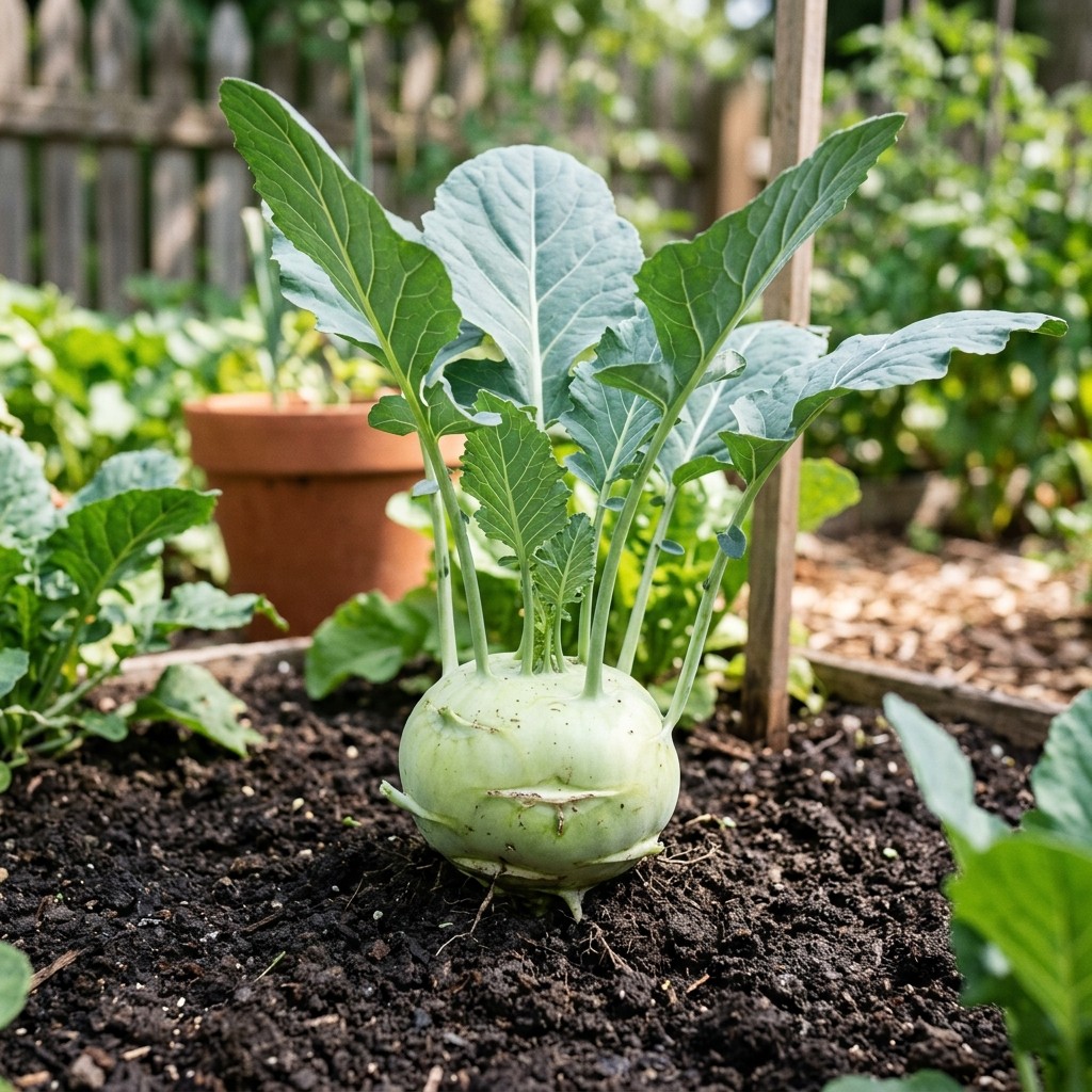 50 Kohlrabi Seeds Cool Climate Vegetable for Spring & Fall Sowing