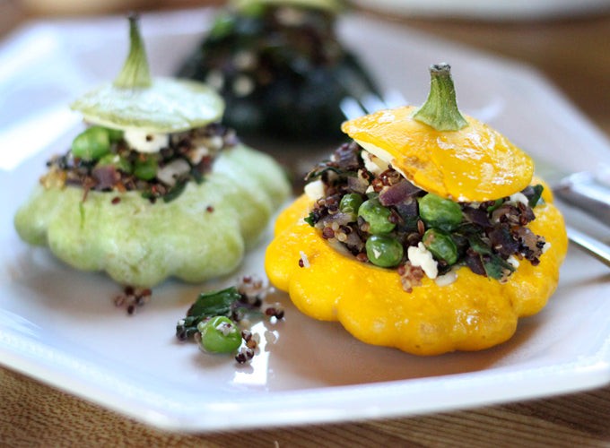 3 Colors Mix Patty Pan Seeds | Yellow, Green, White (Bush Scallop Squash) 2023