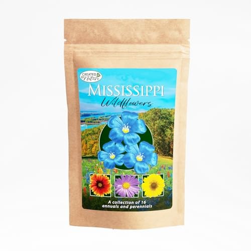 Mississippi Wildflower Seed Mix, 18 Flower Varieties, 53,000 Seeds