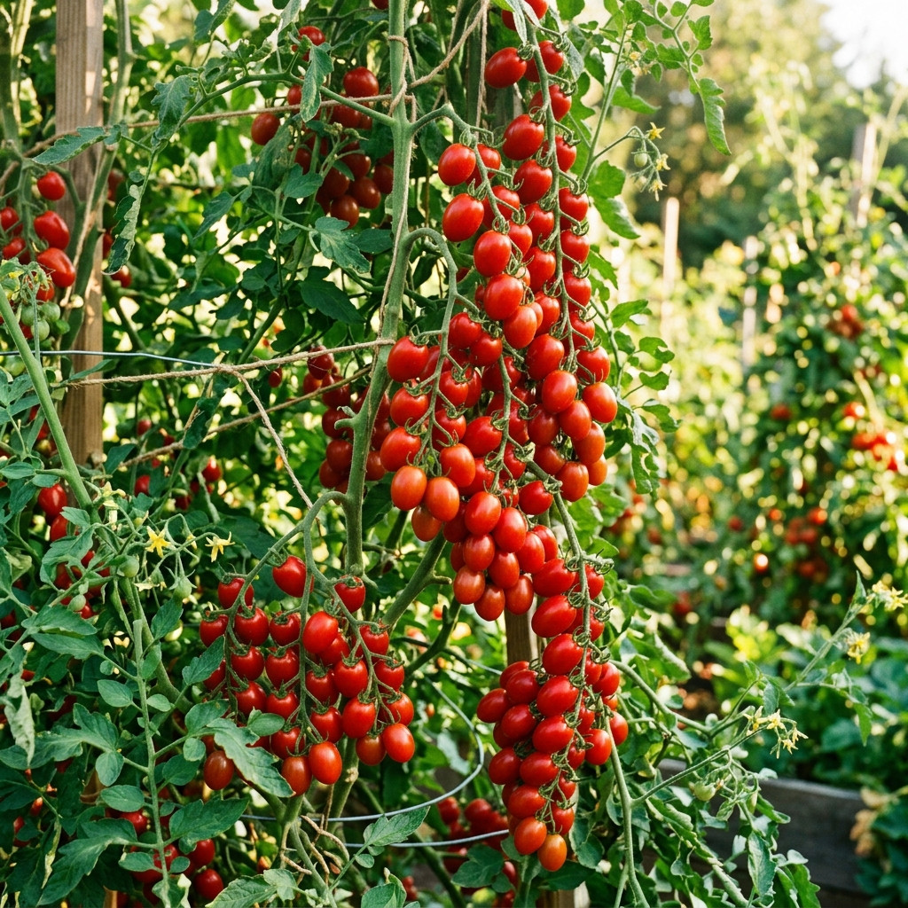 100 Grape Tomato Seeds for Planting – Non-GMO, Crunchy & Sweet Vegetable Seeds
