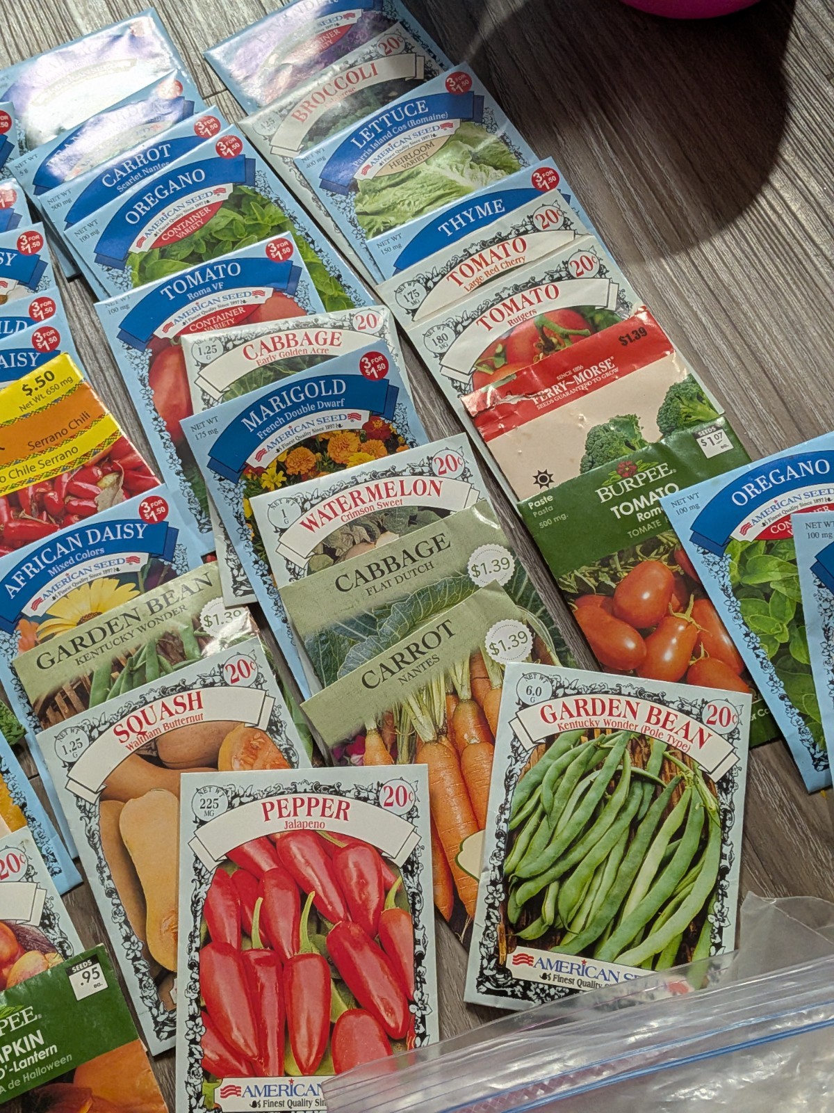 Gardening Seeds Assorted Lot