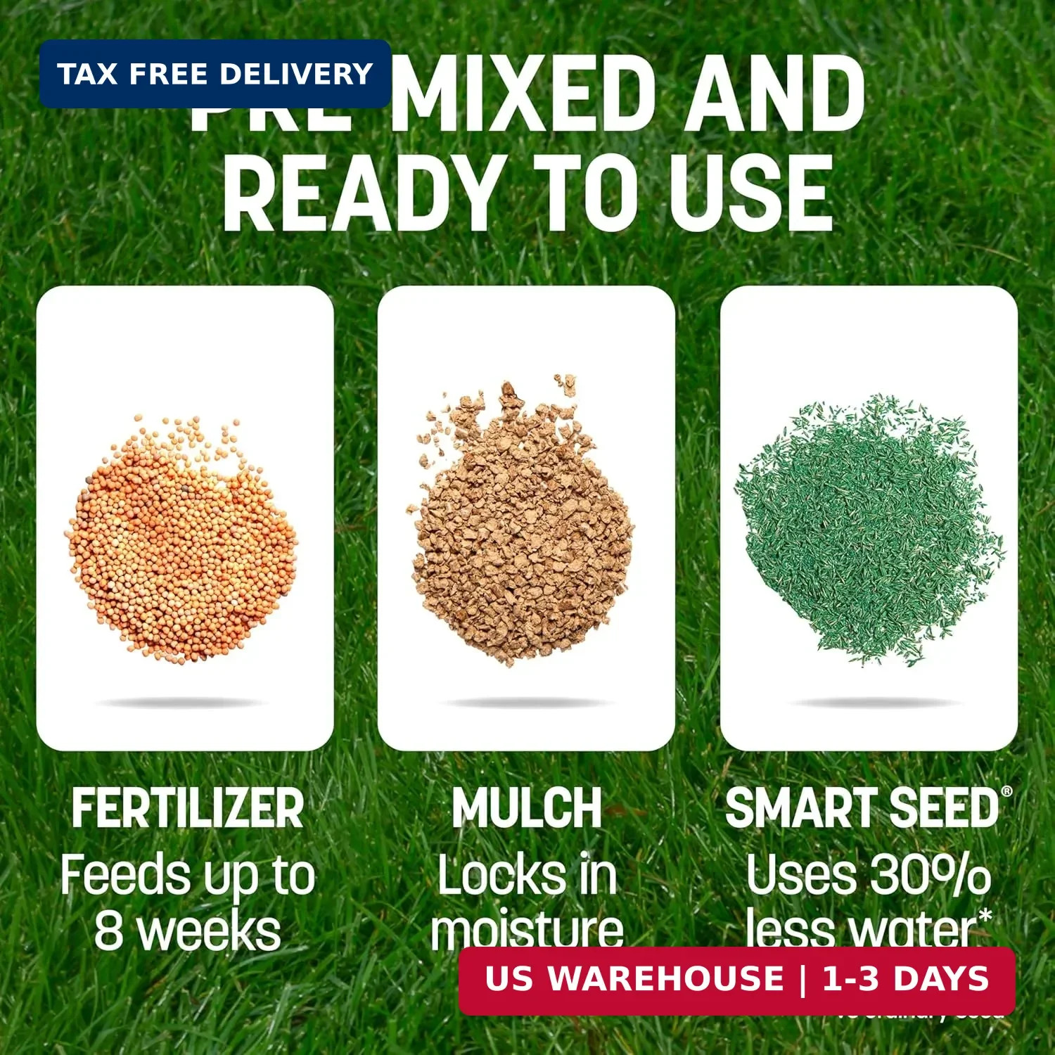 Pennington Smart Patch Bermudagrass 5lb 100 sq. ft. Grass Seed Bare Spot Repair