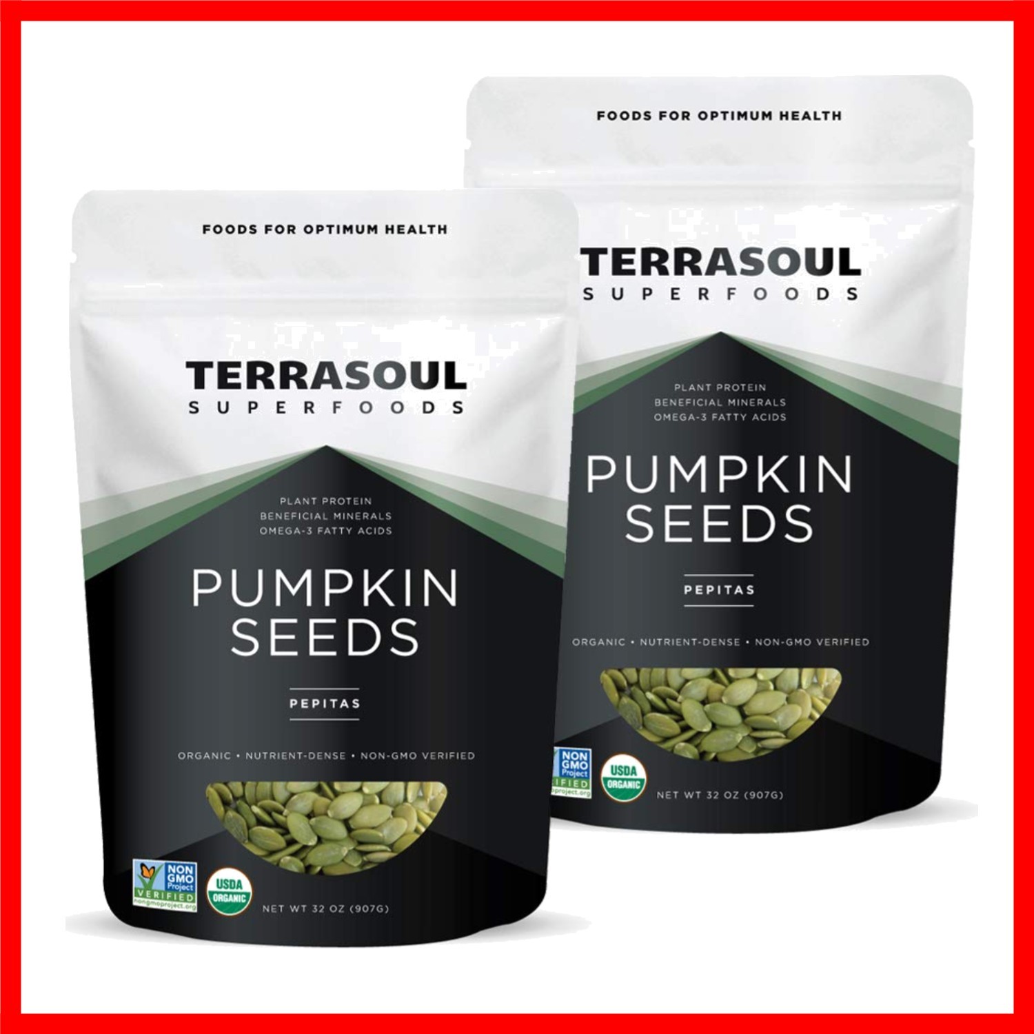 Pure Organic Pumpkin Seeds – 4 Lbs, Raw & Unsalted