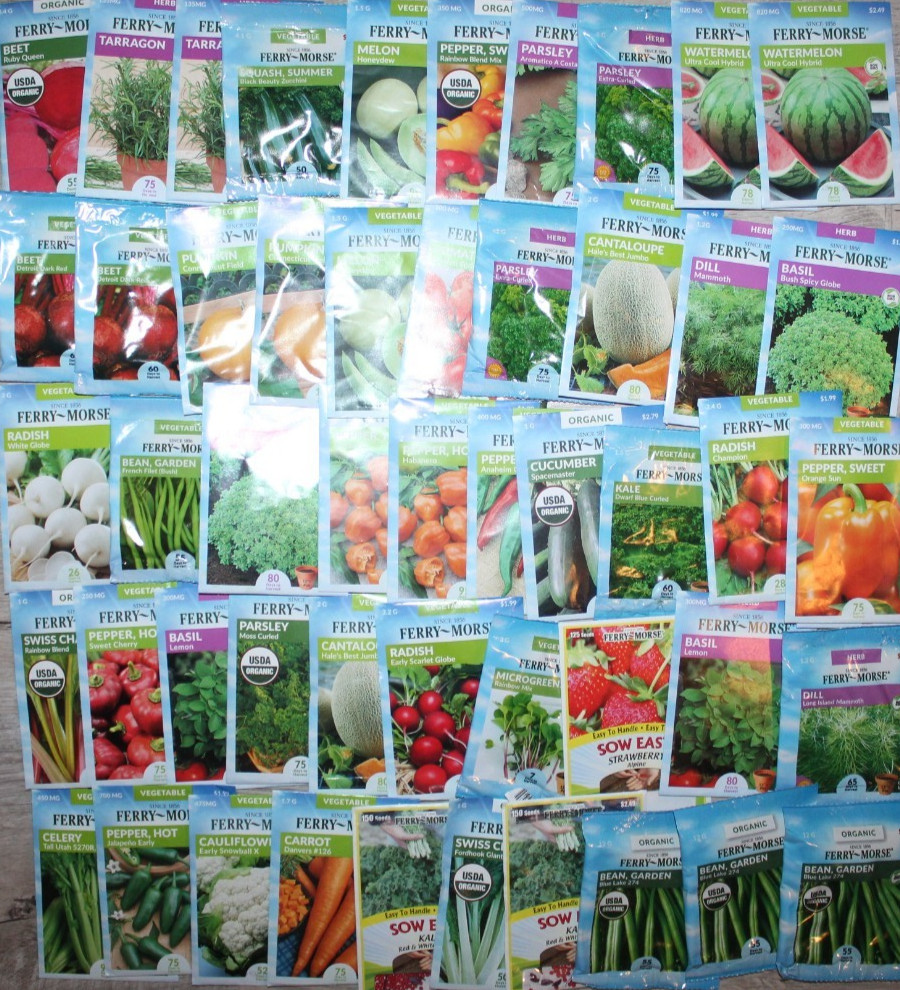 100 pack Garden Seeds Bundle – 12/25 $250-$300+ GRAB BAG MYSTERY BAG *READ* 11