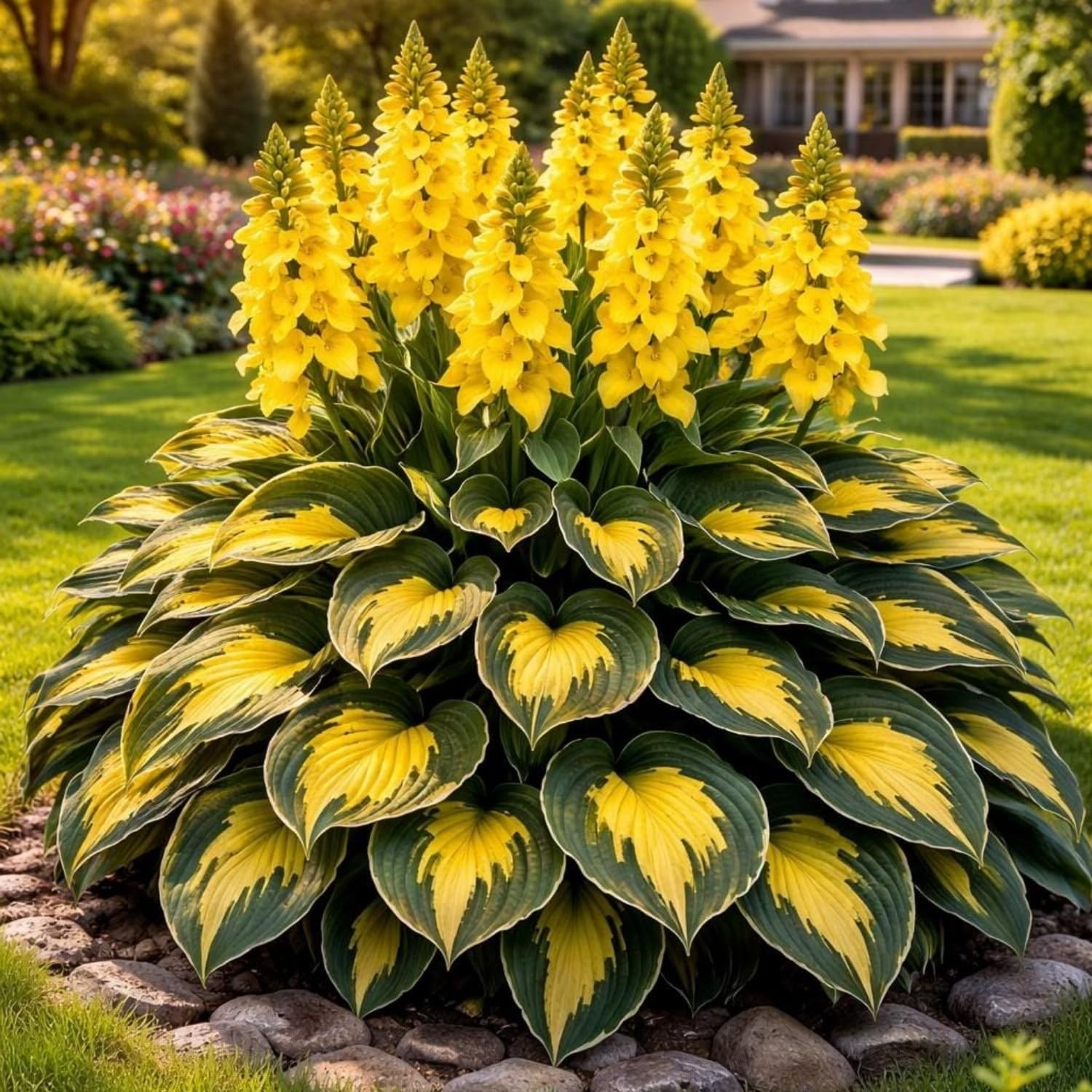 Heart Shaped Perennial Non GMO Heirloom Hostas for Planting, Hosta Varieties,