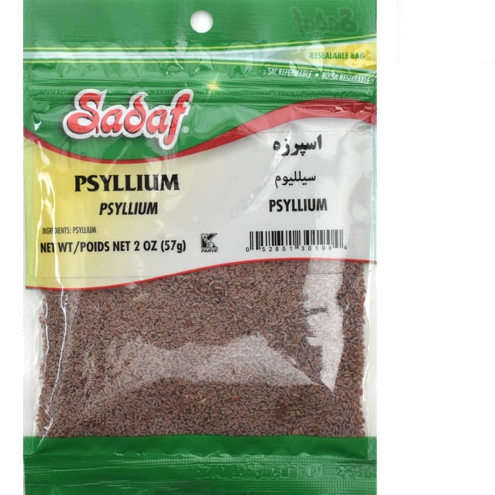 Psyllium Seeds by Esparzeh – Natural Fiber for Smoothies & Middle Eastern Dishes