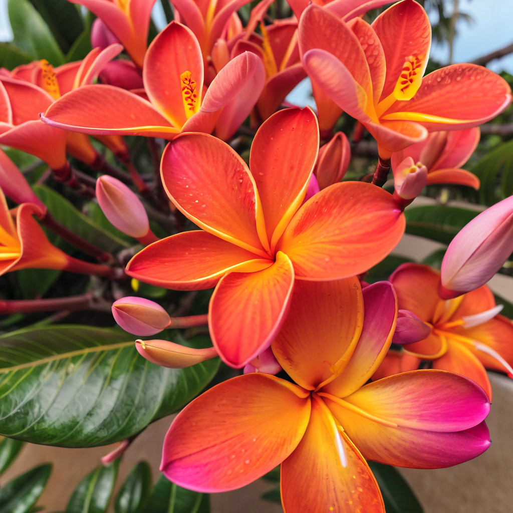 5 Pink Yellow Plumeria Seeds Perennial Flowers Flower Frangipani US SELLER
