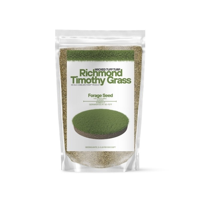 Old Cobblers Farm™ Wicked Tuff Turf Richmond Timothy Seed – High-Quality Forage