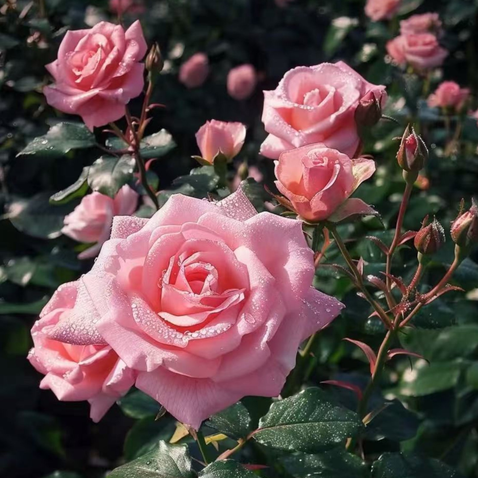 20 Light Pink Rose Seeds – Classic Elegance for Romantic Garden Blooms