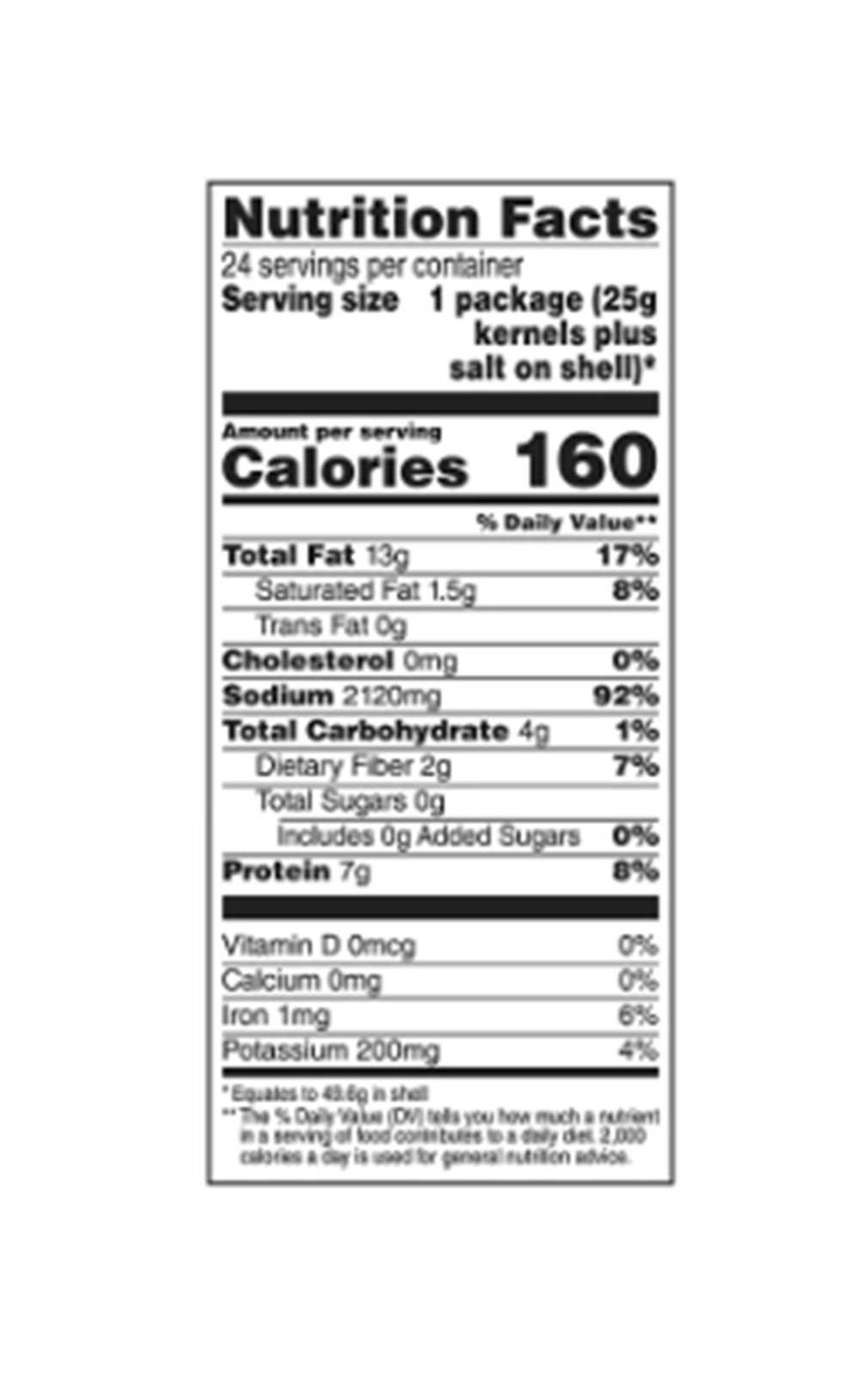 David Original Sunflower Seeds, 1.75 oz., 24 pk.