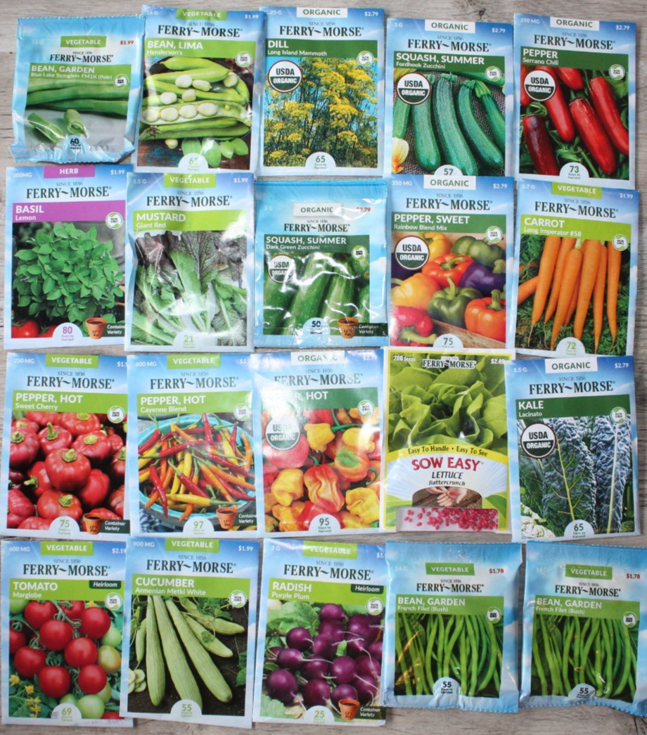 100 pack Garden Seeds Bundle – 12/25 $250-$300+ GRAB BAG MYSTERY BAG *READ* 11