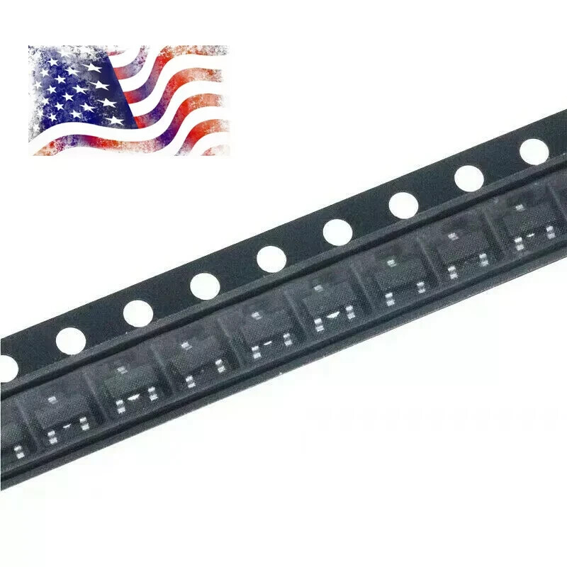 10PCS MMBTA92 2D PNP SOT-23 SMD transistor BJT (new)