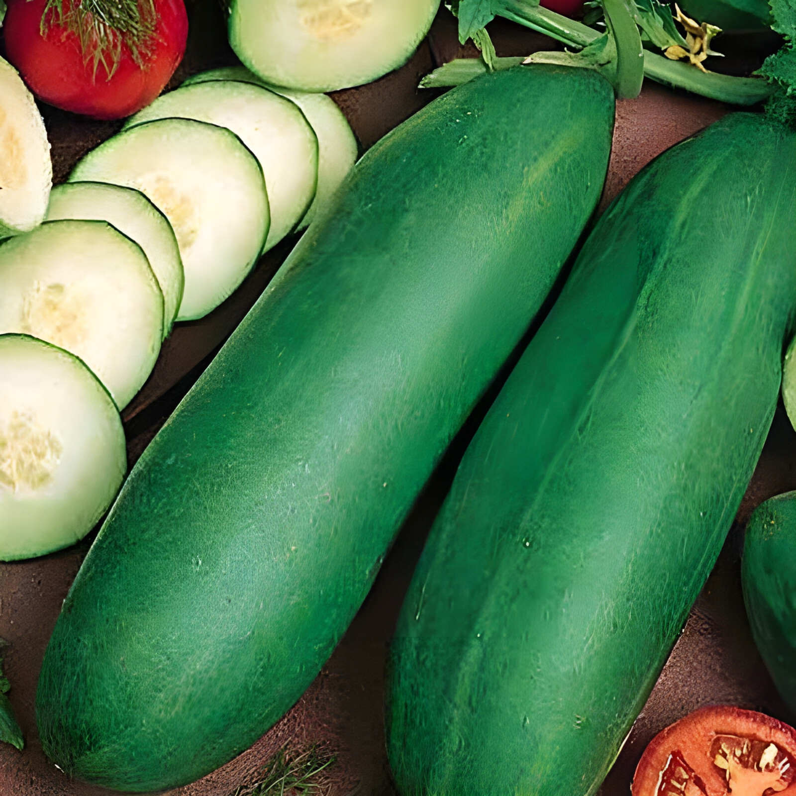 40 Heirloom Tendergreen Burpless Cucumber Seeds – Sweet & Bitter-Free!