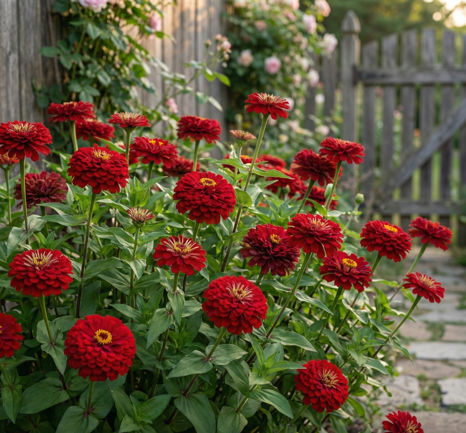 Zinnia Benary’s Giant DEEP RED Cut Flower Garden 4-6″ Blooms Non-GMO 25 Seeds