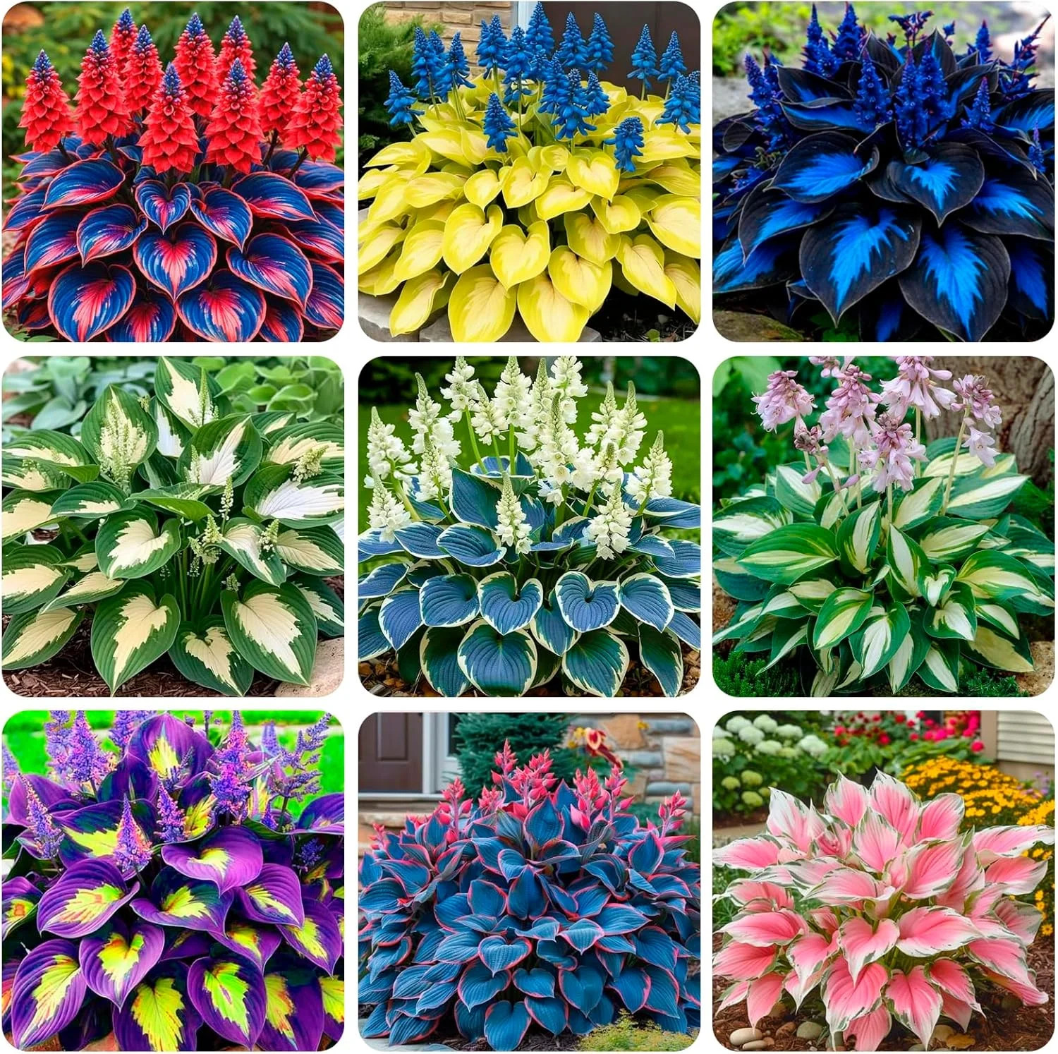 280+ USA PERMIUM Perennial Hosta Seeds for Planting Indoor Outdoor-Non GMO Heirl