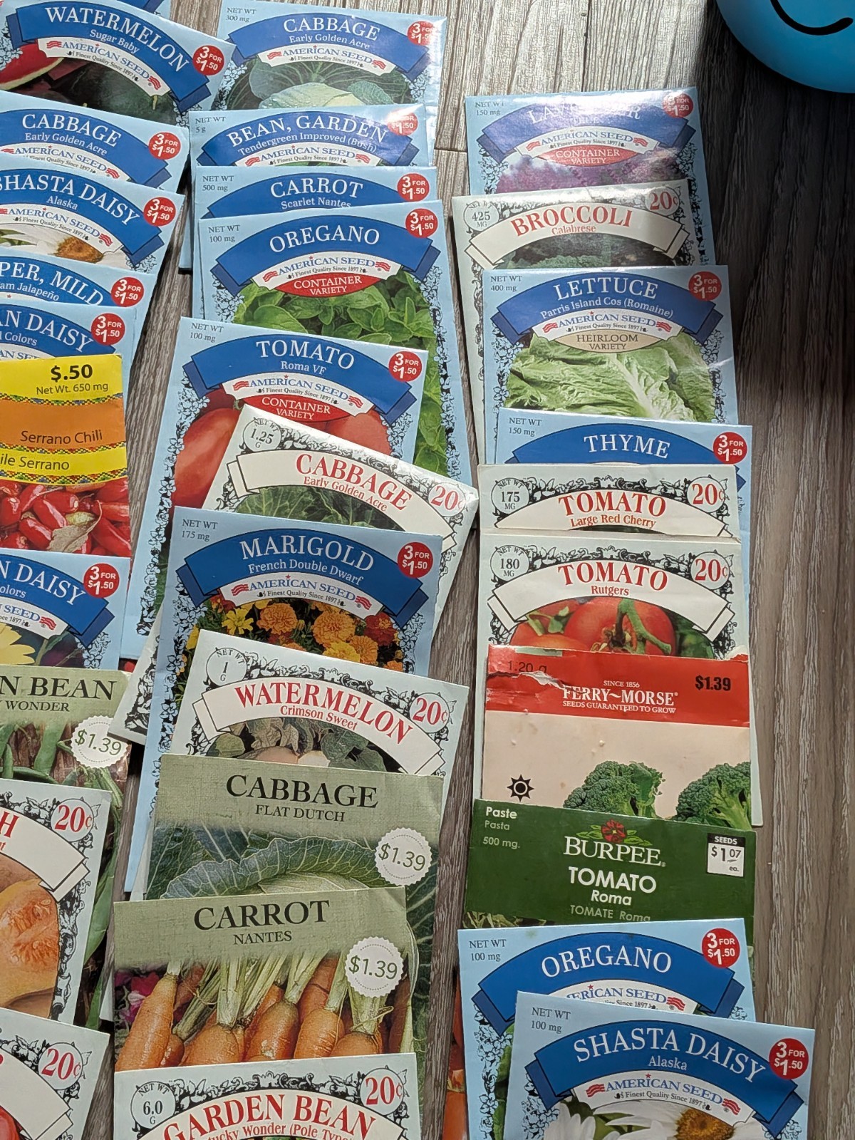 Gardening Seeds Assorted Lot