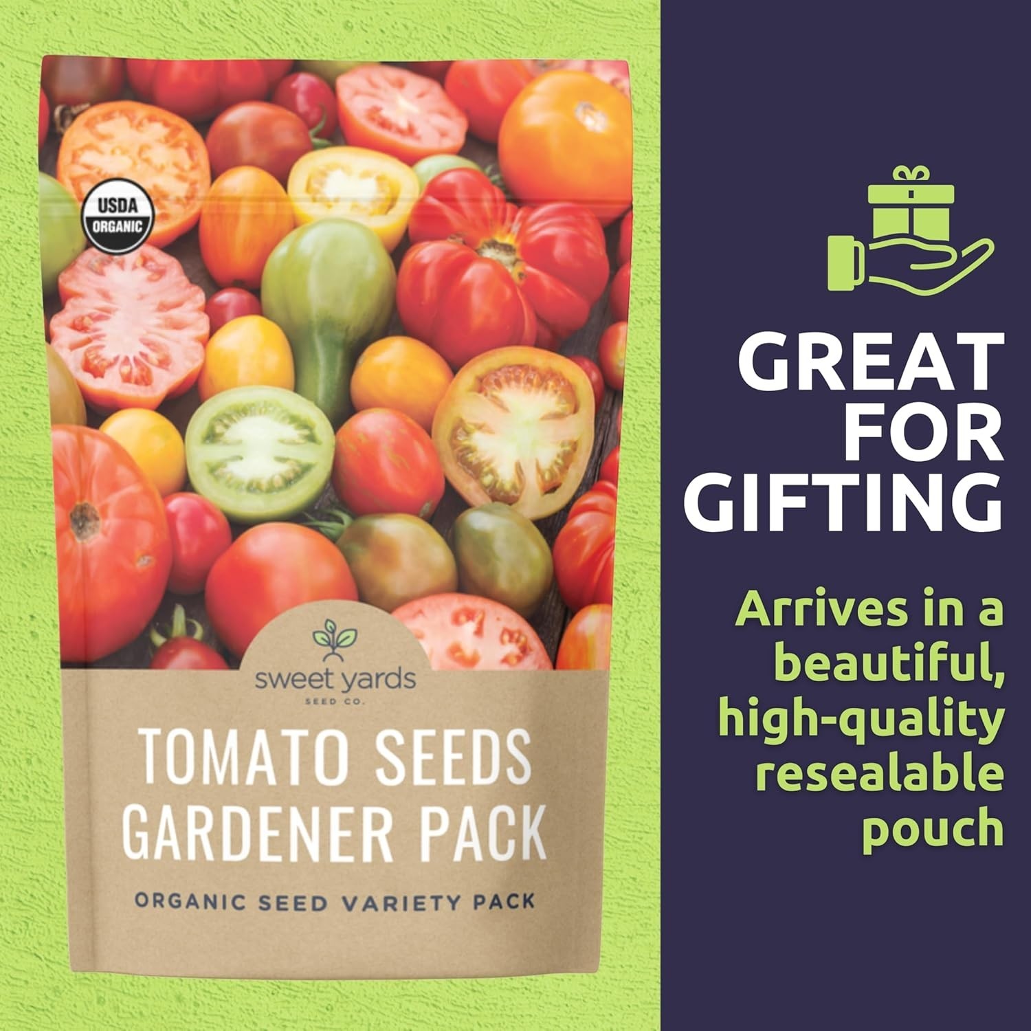Vibrant Organic Tomato Seeds Variety Pack – 12 Non-GMO Picks for All Seasons