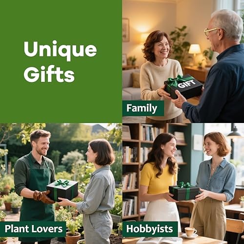 Bonsai Tree Kit for Beginners – Complete Indoor Gardening Set with 5 Seed Types