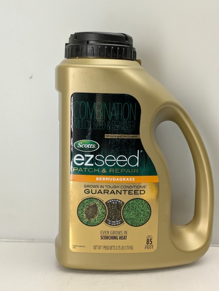 Scotts EZ Bermuda Grass Seed & Mulch Fertilizer 17582 Lawn Patch Repair 3.75 lb