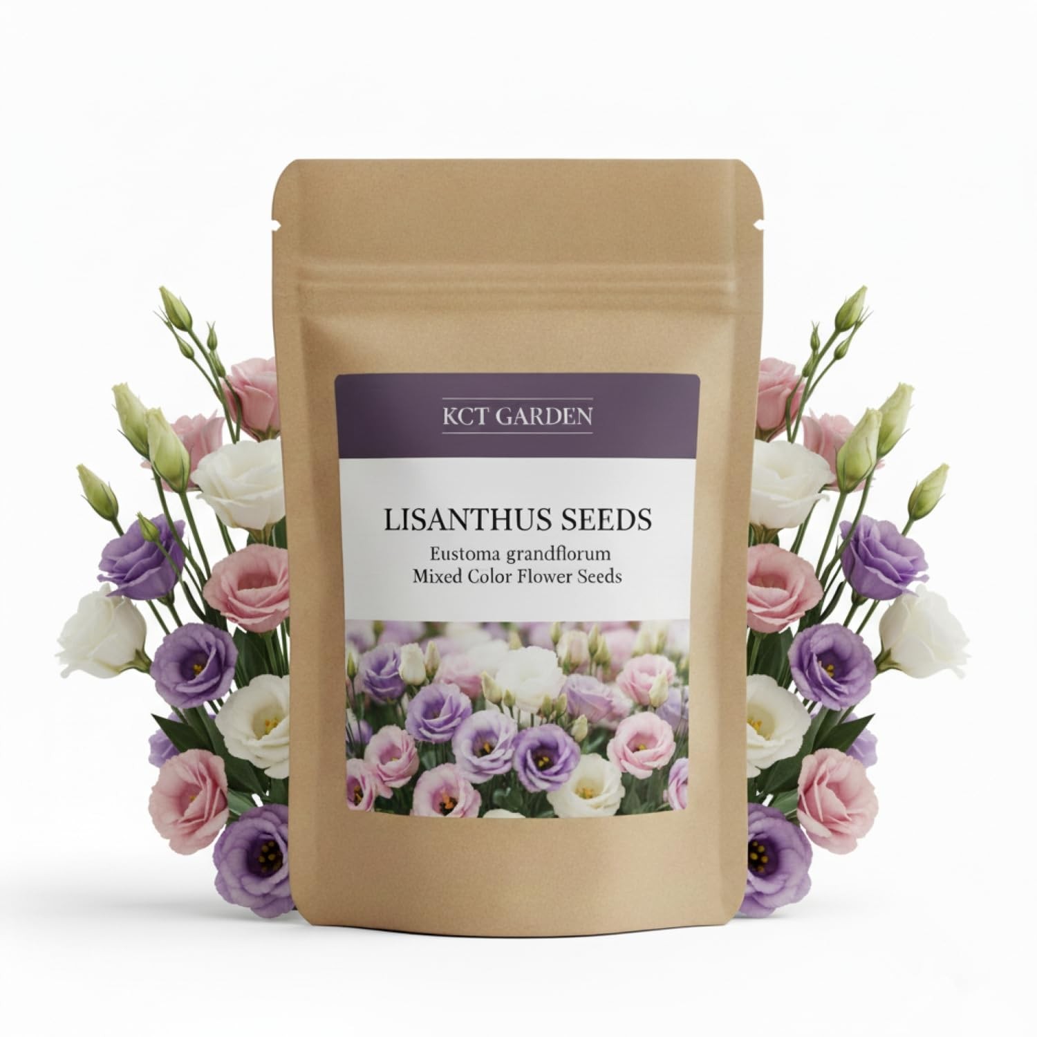 1000 Lisianthus Seeds for Planting, Mixed Color Eustoma Flower Seeds,