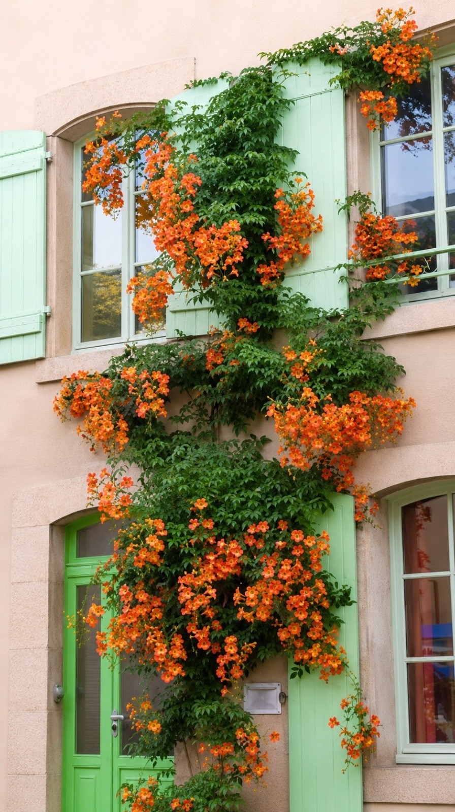 200+ Orange Trumpet Vine Seeds (Campsis radicans) FREE SHIPPING