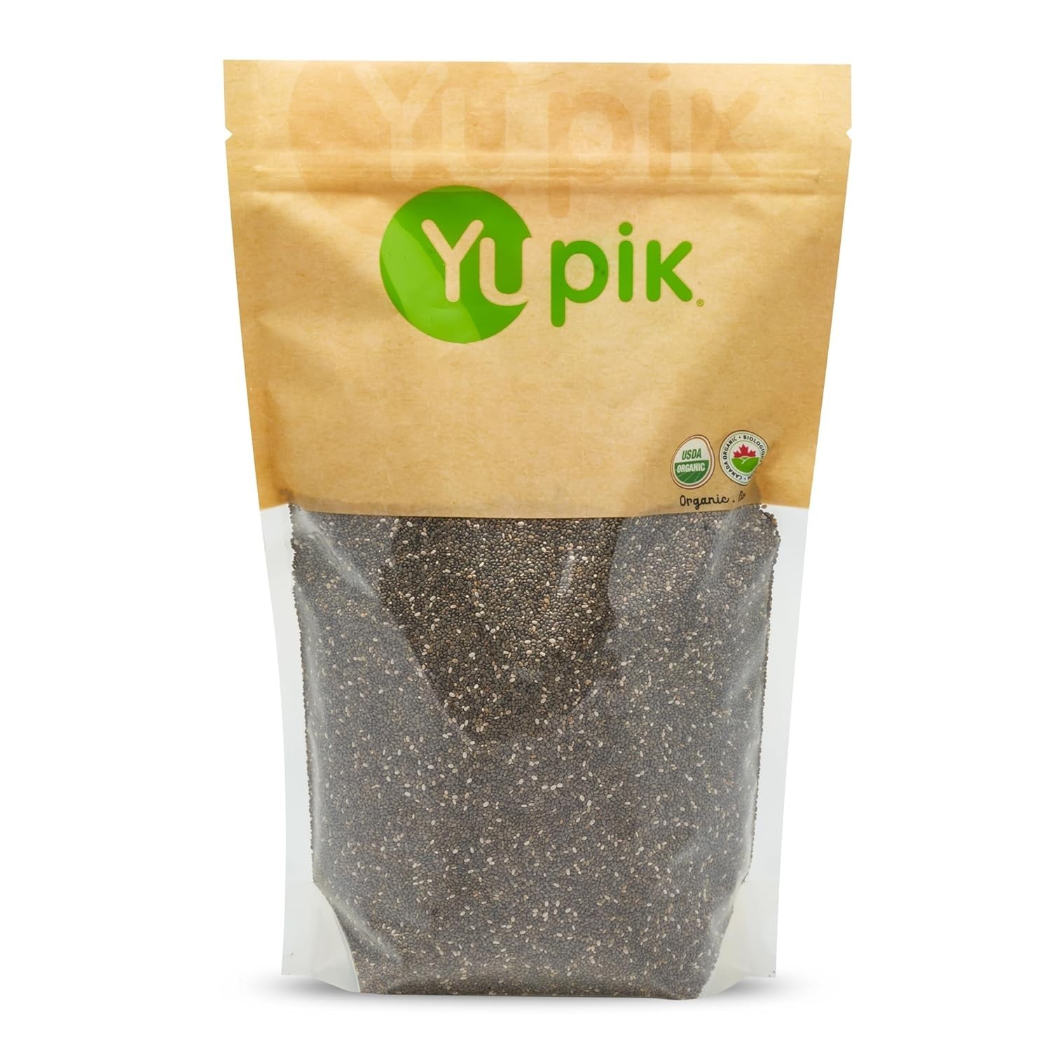 2.2 lb Organic Black Chia Seeds – Kosher, GMO-Free, Perfect for Healthy Recipes