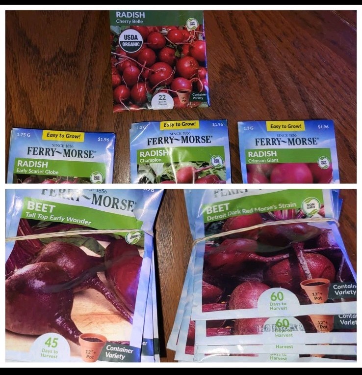 Ferry-Morse Vegetable & Herb Seeds Assortment Mixed Varieties 70 left hole lot